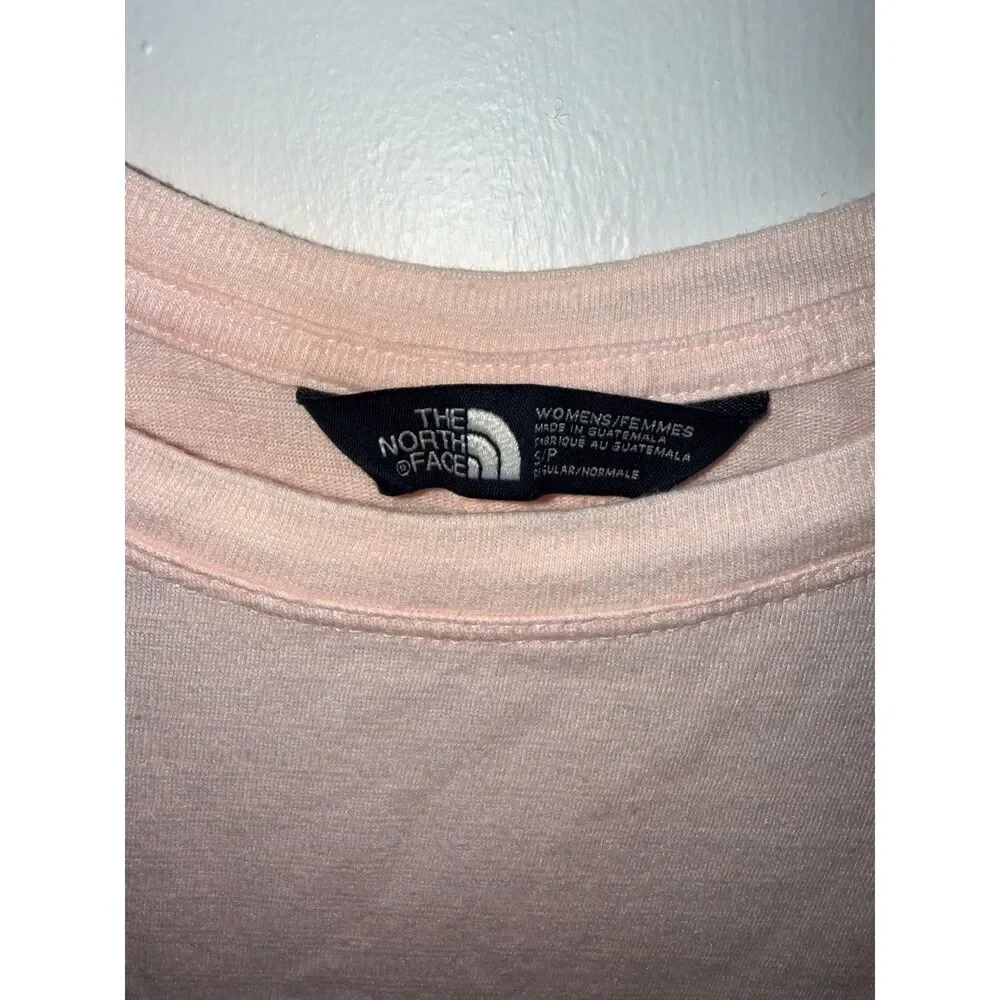 The North Face Emerine High-Low Stripe Tee Pink Salt S - Picture 3 of 8